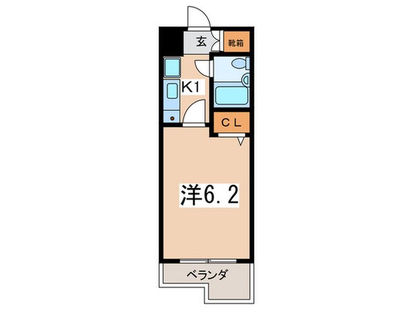 ﾗｲｵﾝｽﾞﾏﾝｼｮﾝ相模大野第6（1004）の物件間取画像